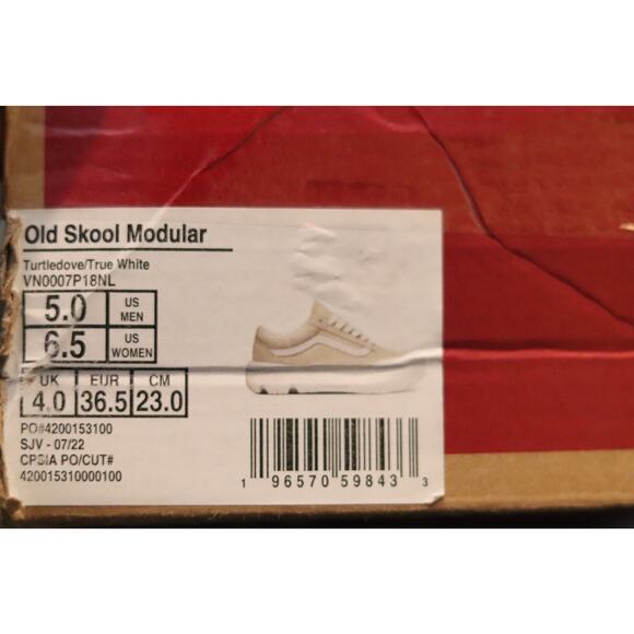 Vans Old Skool Modular Turtledove Swap It Sz 6.5 - Picture 6 of 6